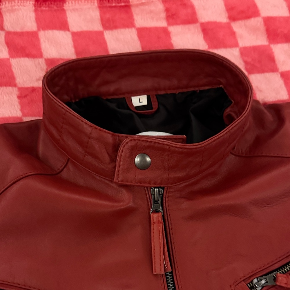 Men's Authentic Leather Jacket - Muscle Fit - Picture 4 of 10